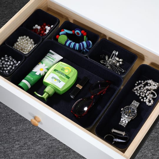 Welaxy Felt Piece Drawer Organizer Tray Set